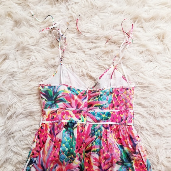 J Crew Painted Pineapple Sun Dress - Picture 8 of 8